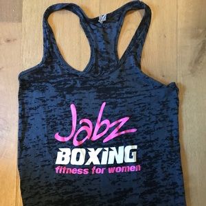 Jabz Boxing women’s black tank top